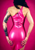 Latex Asymmetric Dress