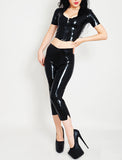 Latex Capri Leggings