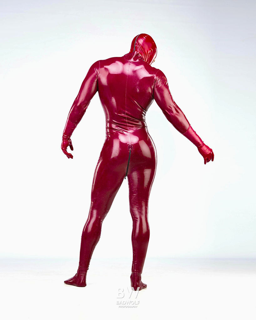 Standard Latex Catsuit for Men- Skintight made to measure latex bodysuit