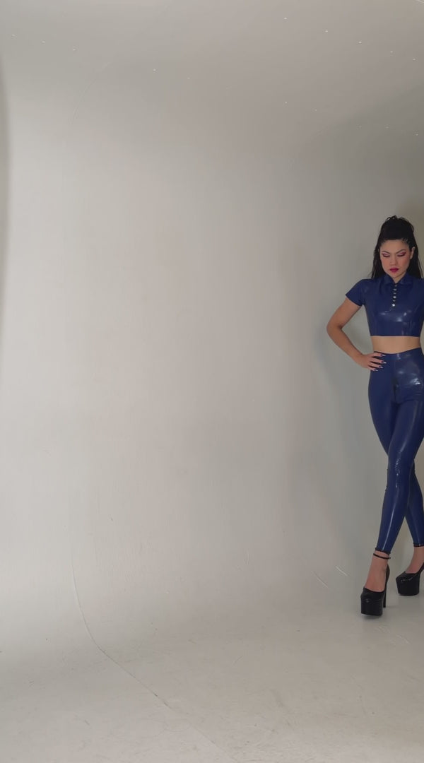 Latex Classic Leggings with or without crotch zipper