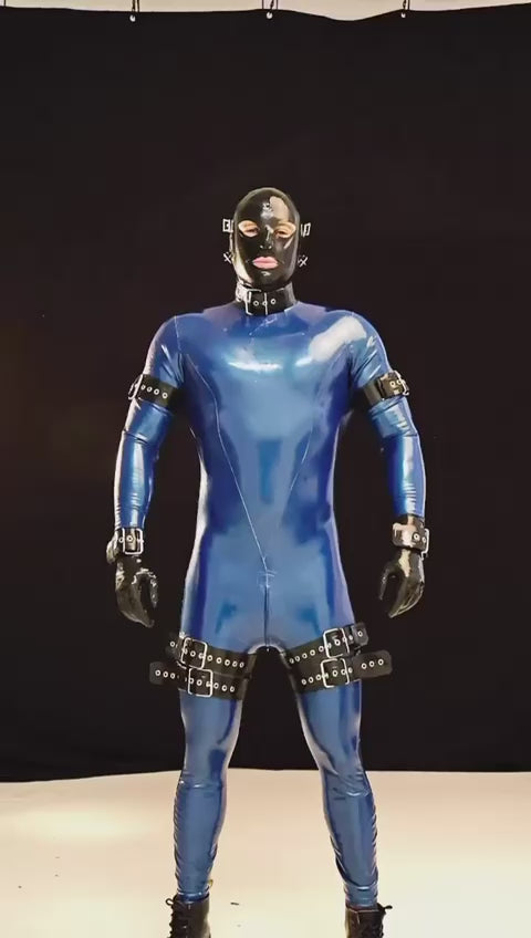 Standard Latex Catsuit for Men- Skintight made to measure latex bodysuit